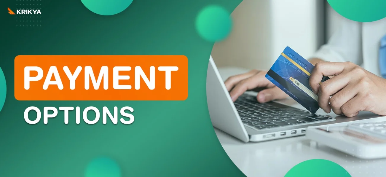 Krikya Payment Options